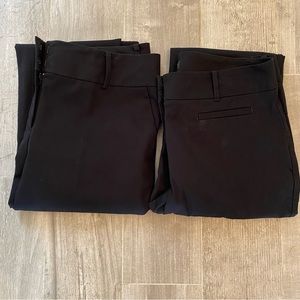 Ann Taylor black pants- bundle of two